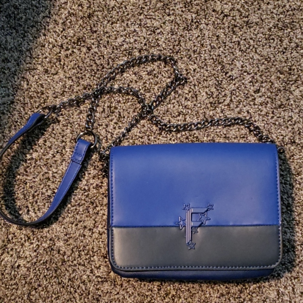 FIORELLI COBALT/BLACK  CROSSBODY PURSE NWOT!